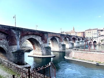 Rafraîchissement du Pont Vieux d'Albi : Un Nettoyage sur Corde